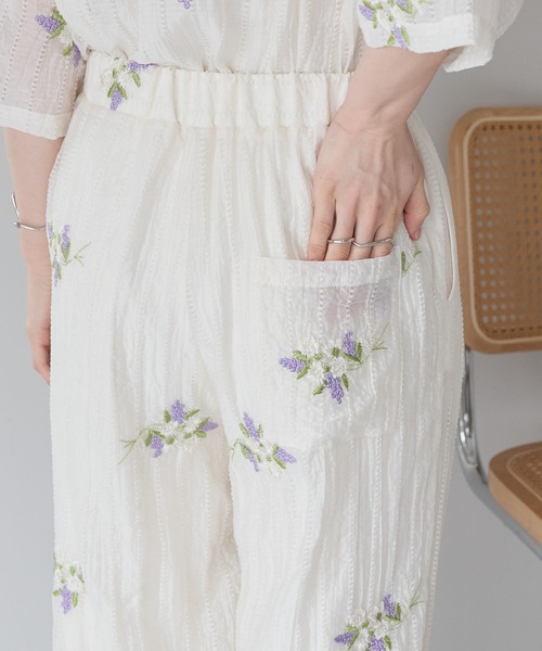 SOTT パンツ 花刺繍パンツ レディース : ZOZOTOWN Yahoo!店 - 通販
