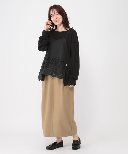 studio CLIP（スタディオクリップ） tシャツ レースキャミソールセット
