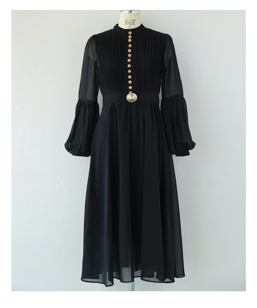 「CAWAII」 長袖ワンピース FREE ブラック レディース_画像7