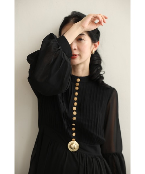 「CAWAII」 長袖ワンピース FREE ブラック レディース_画像9