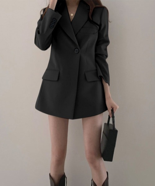 「gossip!ロサンゼルス」 テーラードジャケット S ライトブラウン レディース_画像3