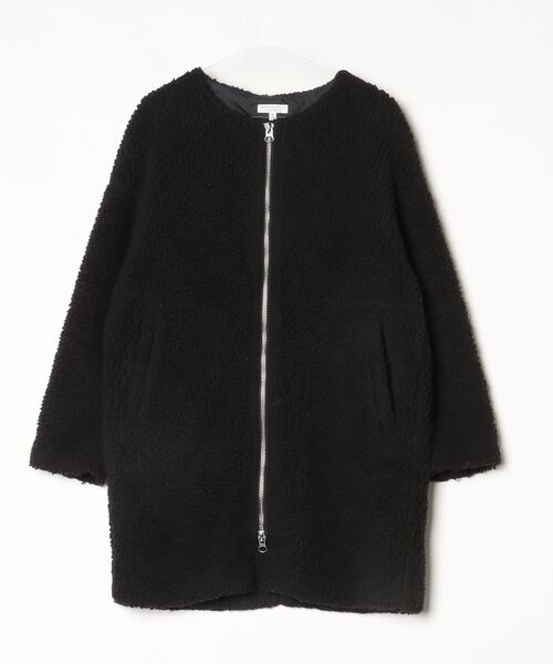 BEAUTY&YOUTH UNITED ARROWS　ノーカラーコート BEAUTY＆YOUTH UNITED ARROWS ノーカラーコート M ブラック レディース