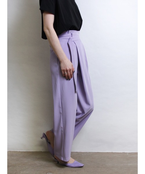 「OWLSPALE」 パンツ FREE イエロー レディース_画像4