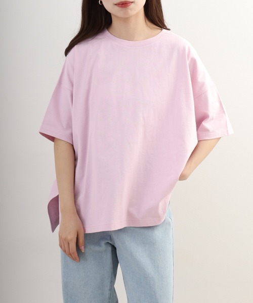 OMNES（オムネス） tシャツ 半袖 超撥水加工 ワイド半袖Tシャツ