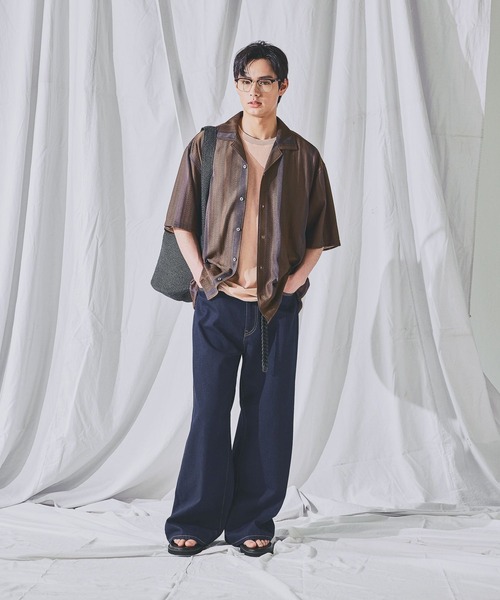niko and... JEANS ニコアンドジーンズ セットアップ niko and…（ニコアンド） ジーンズ LIGHT WIDE 5POCKET DENIM 「niko