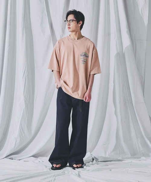 ニコアンド　デニム　新品タグ付　サイズL niko and…（ニコアンド） ジーンズ LIGHT WIDE 5POCKET DENIM 「niko