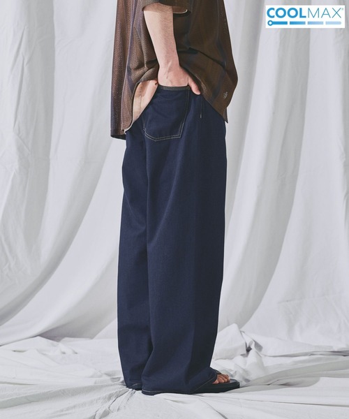 niko and…（ニコアンド） ジーンズ LIGHT WIDE 5POCKET DENIM 「niko