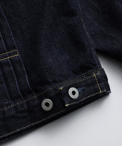 デニムジャケット gジャン FDMTL/ファンダメンタル/PLEATS DENIM JACKET RINSE メンズ レディースの画像
