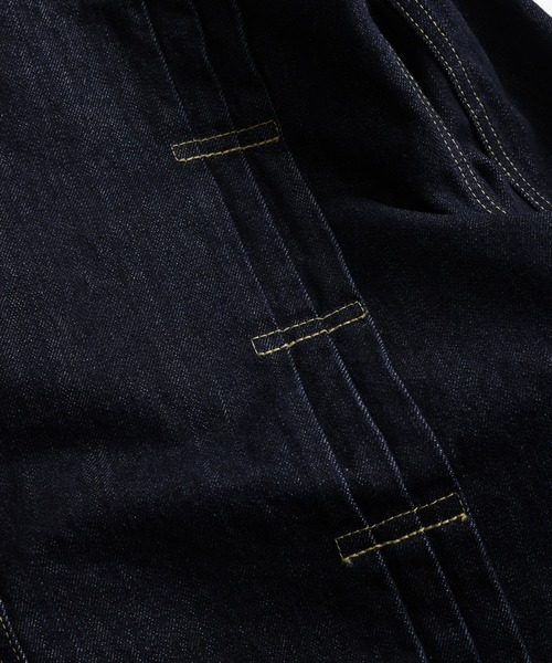 デニムジャケット gジャン FDMTL/ファンダメンタル/PLEATS DENIM JACKET RINSE メンズ レディースの画像