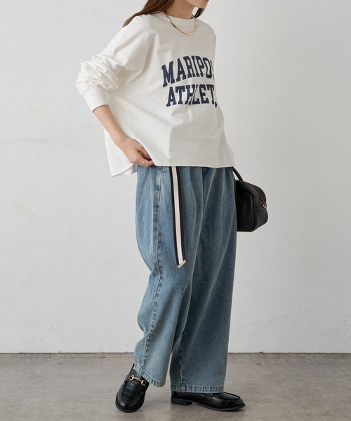 「PUAL CE CIN」 長袖カットソー FREE オフホワイト レディース_画像5