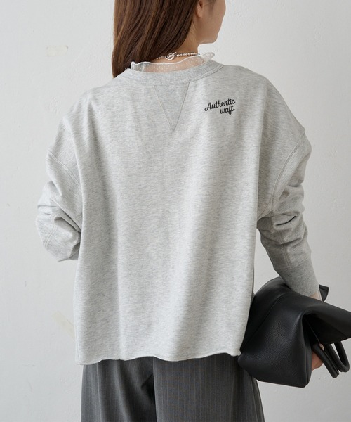 「PUAL CE CIN」 長袖カットソー FREE オフホワイト レディース_画像8