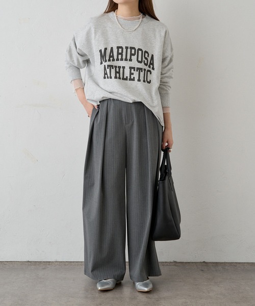 「PUAL CE CIN」 長袖カットソー FREE オフホワイト レディース_画像9