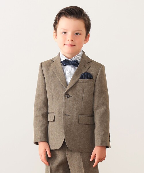「BEAMS mini」 「KIDS」セットアップ 120 ベージュ キッズの画像