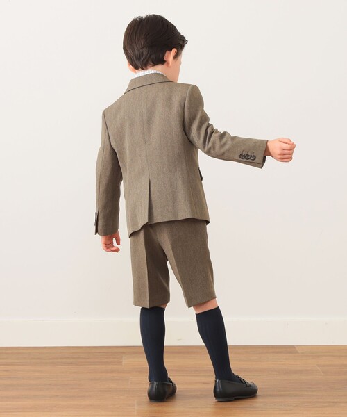 「BEAMS mini」 「KIDS」セットアップ 120 ベージュ キッズの画像