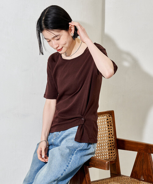 FREAK'S STORE（フリークスストア） tシャツ 「カシミヤ入り」 ガーゼ