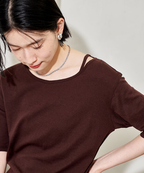 FREAK'S STORE（フリークスストア） tシャツ コットン アシンメトリー