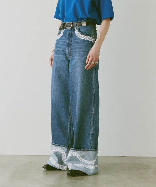 「soerte」 デニムパンツ 1 ブルー メンズ_7