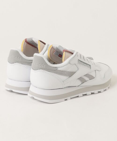 「Reebok」 ローカットスニーカー 23.5cm オフホワイト メンズの画像