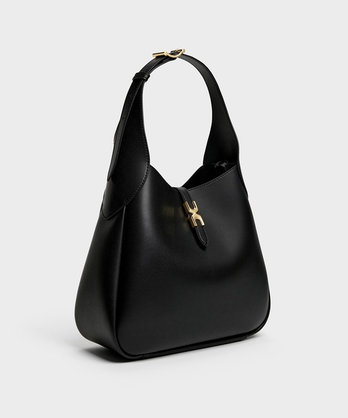 「CHARLES & KEITH」 ショルダーバッグ L ブラック レディース