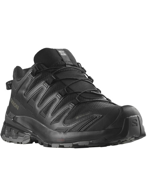 「SALOMON」 ローカットスニーカー 25.0cm ブラック×ブラック レディースの画像