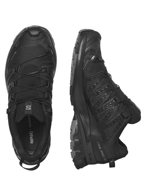 「SALOMON」 ローカットスニーカー 25.0cm ブラック×ブラック レディースの画像