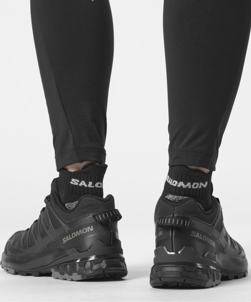 「SALOMON」 ローカットスニーカー 25.0cm ブラック×ブラック レディースの画像