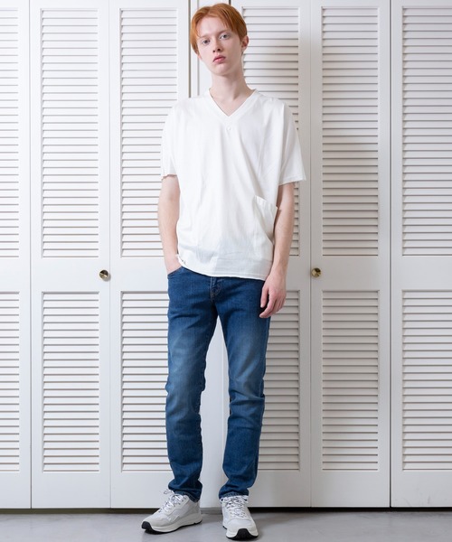 「FACTOTUM」 半袖Tシャツ 44 ホワイト メンズ_画像5