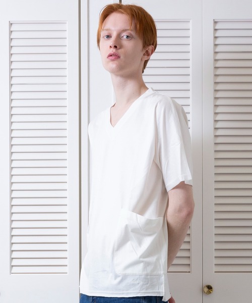 「FACTOTUM」 半袖Tシャツ 44 ホワイト メンズ_画像6