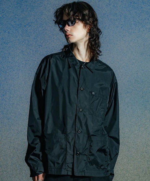 「CRIMIE」 長袖シャツ L ブラック メンズの画像
