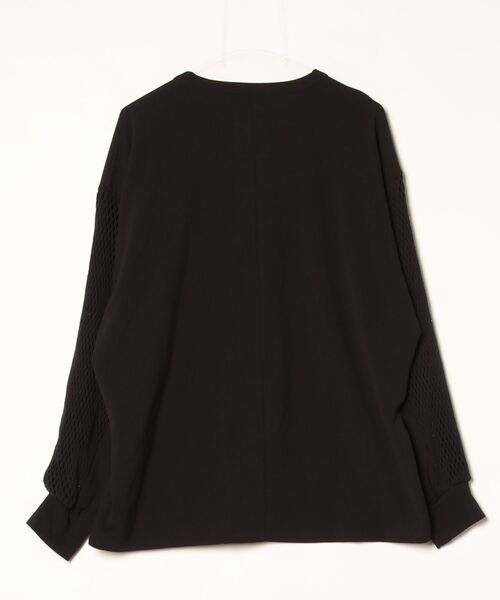 「SHAREEF」 長袖Tシャツ 1 ブラック メンズ_画像2
