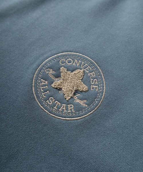 「CONVERSE」 スウェットカットソー M グレイッシュベージュ メンズ_画像4