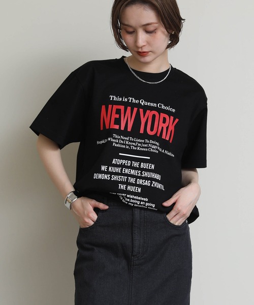 tシャツ NEWYORKプリントT レディース : ZOZOTOWN Yahoo!店