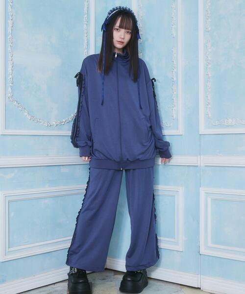 Whinny ジャージブルゾン FREE ブルー レディース : ZOZOTOWN Yahoo!店