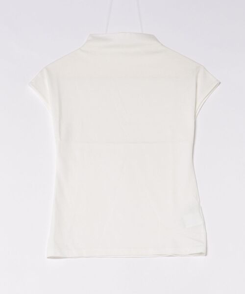 CLANE UP NECK COMPACT TOPS ホワイト CLANE（クラネ） tシャツ CLANE UP NECK COMPACT TOPS レディース
