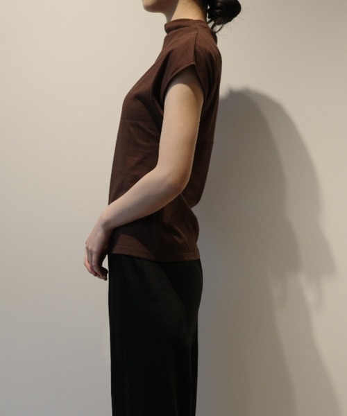 CLANE（クラネ） tシャツ CLANE UP NECK COMPACT TOPS レディース
