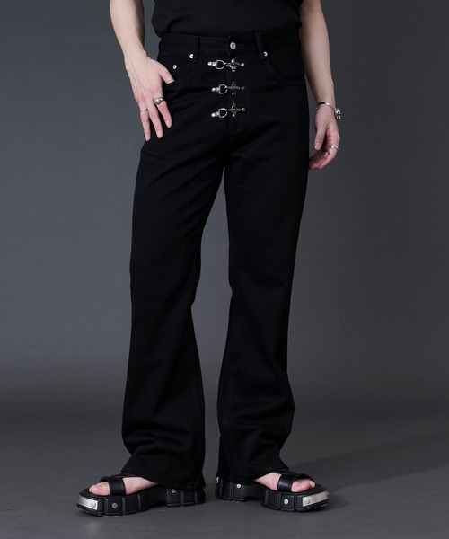 Ellno Loset（エルノロゼット） スラックス ファイヤーマンバックル