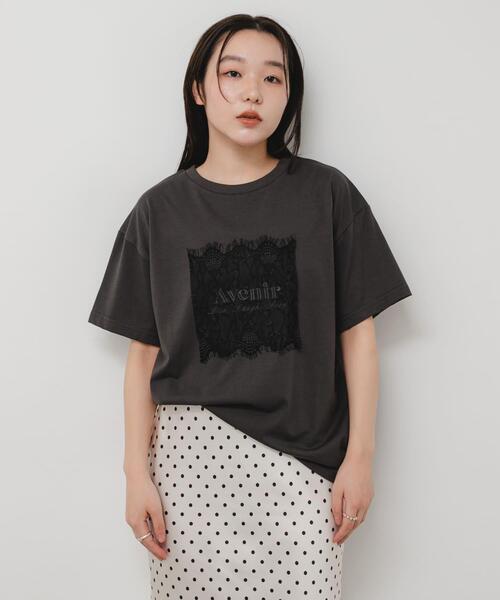 SENSE OF PLACE by URBAN RESEARCH tシャツ 半袖 レースロゴTシャツ