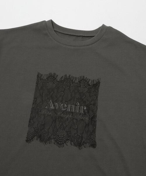 SENSE OF PLACE by URBAN RESEARCH tシャツ 半袖 レースロゴTシャツ