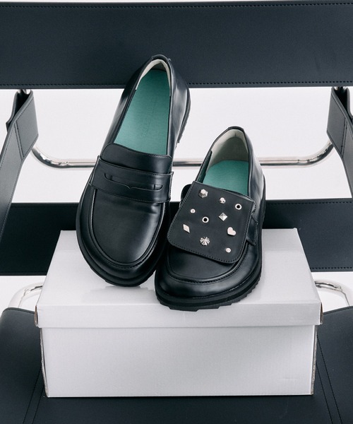 selle glant（セレグランテ） ローファー 2WAY STUDDED ATTACHMENT