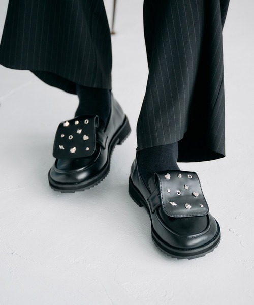 selle glant（セレグランテ） ローファー 2WAY STUDDED ATTACHMENT