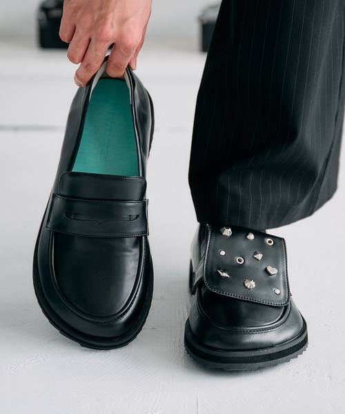 SELLE GLANT（セレグランテ） ローファー 2WAY STUDDED ATTACHMENT