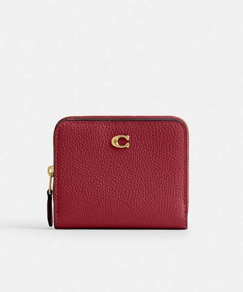 財布　coach COACH（コーチ） 財布 ONE レッド レディース : ZOZOTOWN Yahoo!店