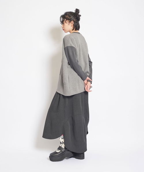 「gomme」 ロングスカート MEDIUM ブラック レディース_画像2