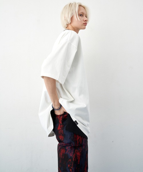 「AIVER」 半袖Tシャツ SMALL ブラック メンズ_画像4