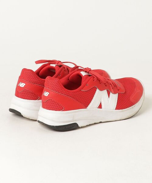 「New Balance」 ローカットスニーカー 22cm レッド レディース_画像2