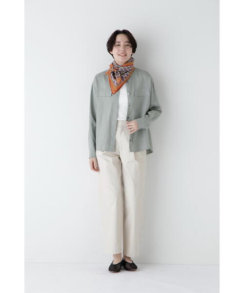 「human woman」 チノパンツ MEDIUM ベージュ レディース_画像5