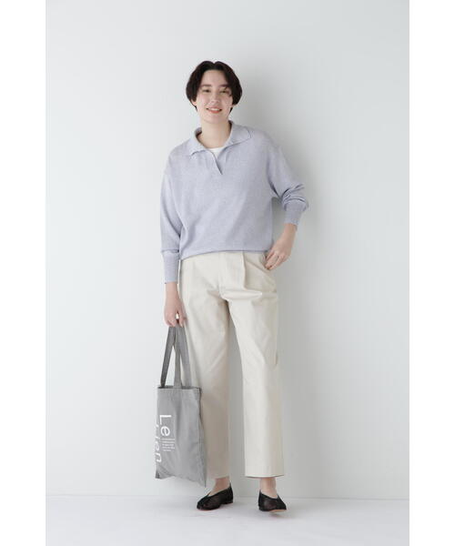 「human woman」 チノパンツ MEDIUM ベージュ レディース_画像6