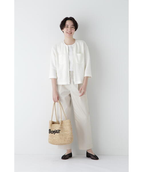 「human woman」 チノパンツ MEDIUM ベージュ レディース_画像8