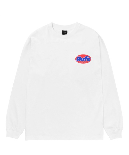「HUF」 長袖Tシャツ X-LARGE ホワイト メンズ_画像3