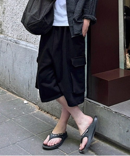 「NOWLE」 クロップドパンツ X-LARGE グレー メンズ_画像2